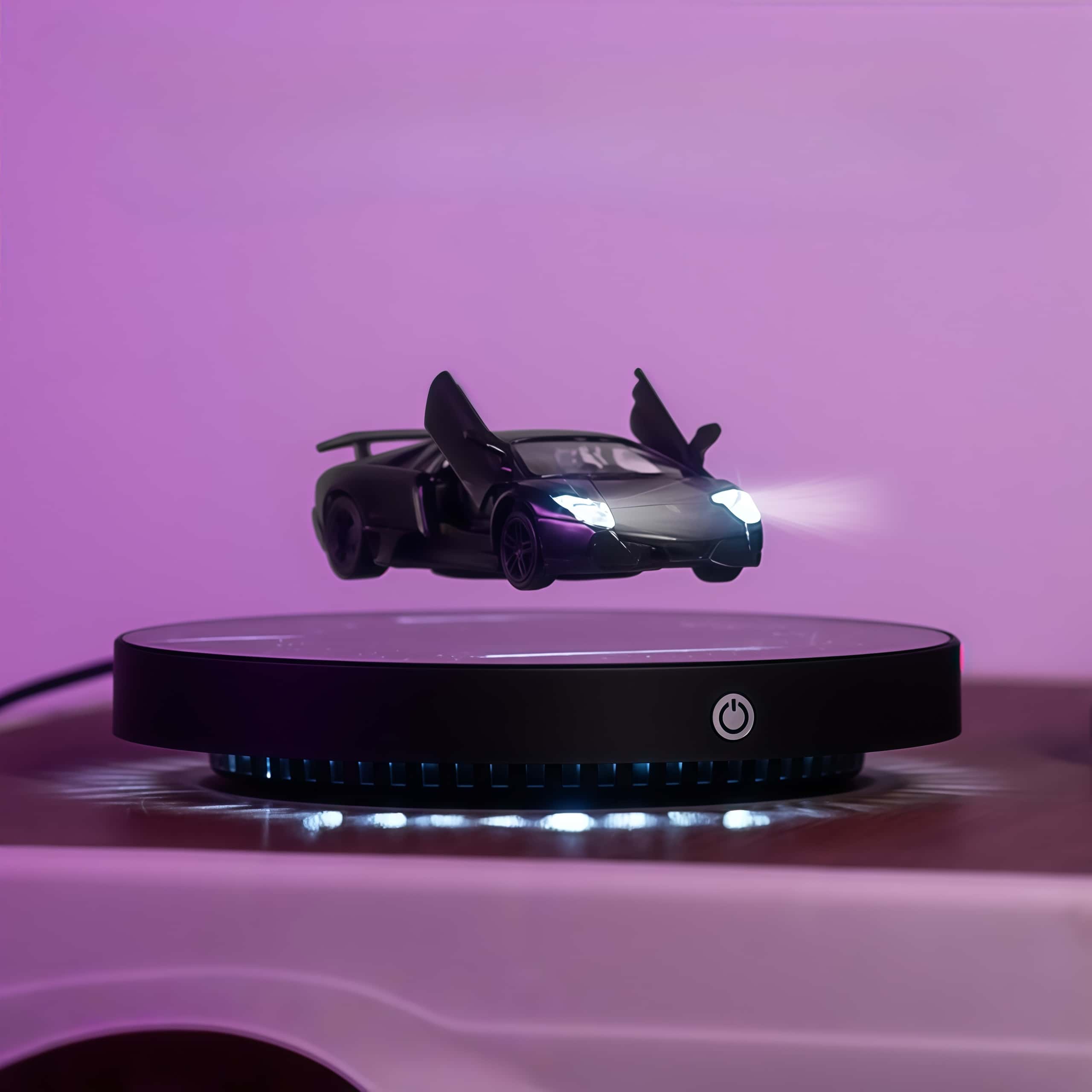 Magnetyczna pływająca dekoracja samochodowa LED Lamborghini Murciélago (1:36) – designerska atmosfera, do salonu/biura