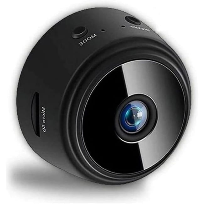 Z kartą pamięci 32G, miniaturową bezprzewodową kamerą szpiegowską HD WiFi z funkcją widzenia w nocy i czujnikiem ruchu, kamerą do monitoringu wideo d
