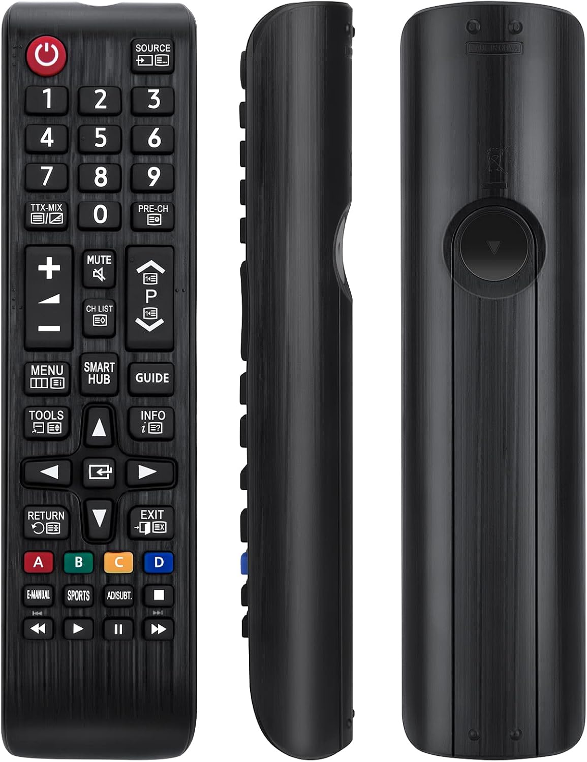 Uniwersalny pilot do telewizorów Samsung, kompatybilny ze wszystkimi pilotami Samsung Smart TV.