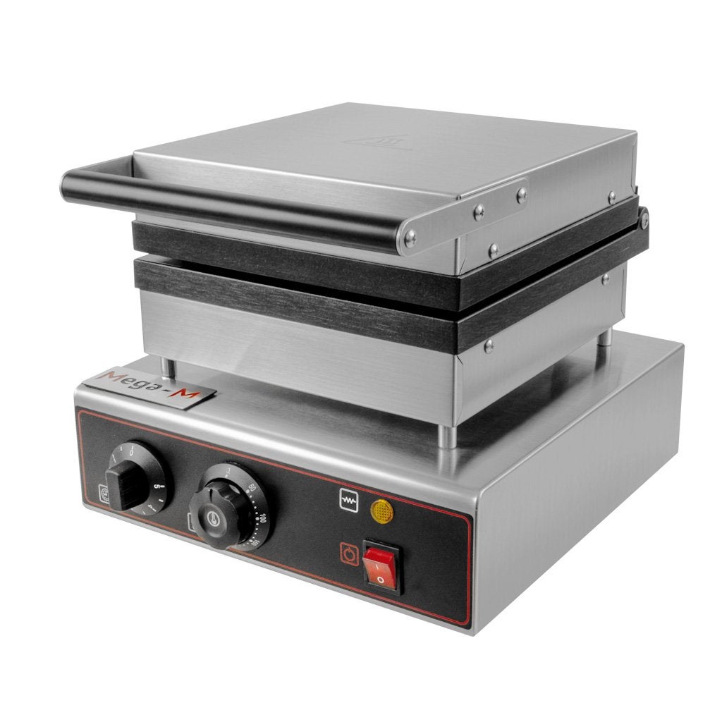 Gofrownica gastronomiczna prostokątna Mega-M 2 formy wypiekowe 4x6 2000W