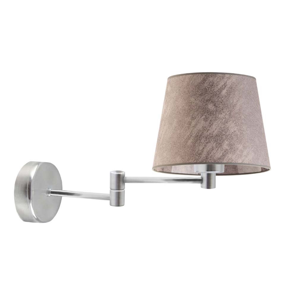 Kinkiet przegubowy lampa ścienna lampa na ścianę regulowany z abażurem stożek BLUES