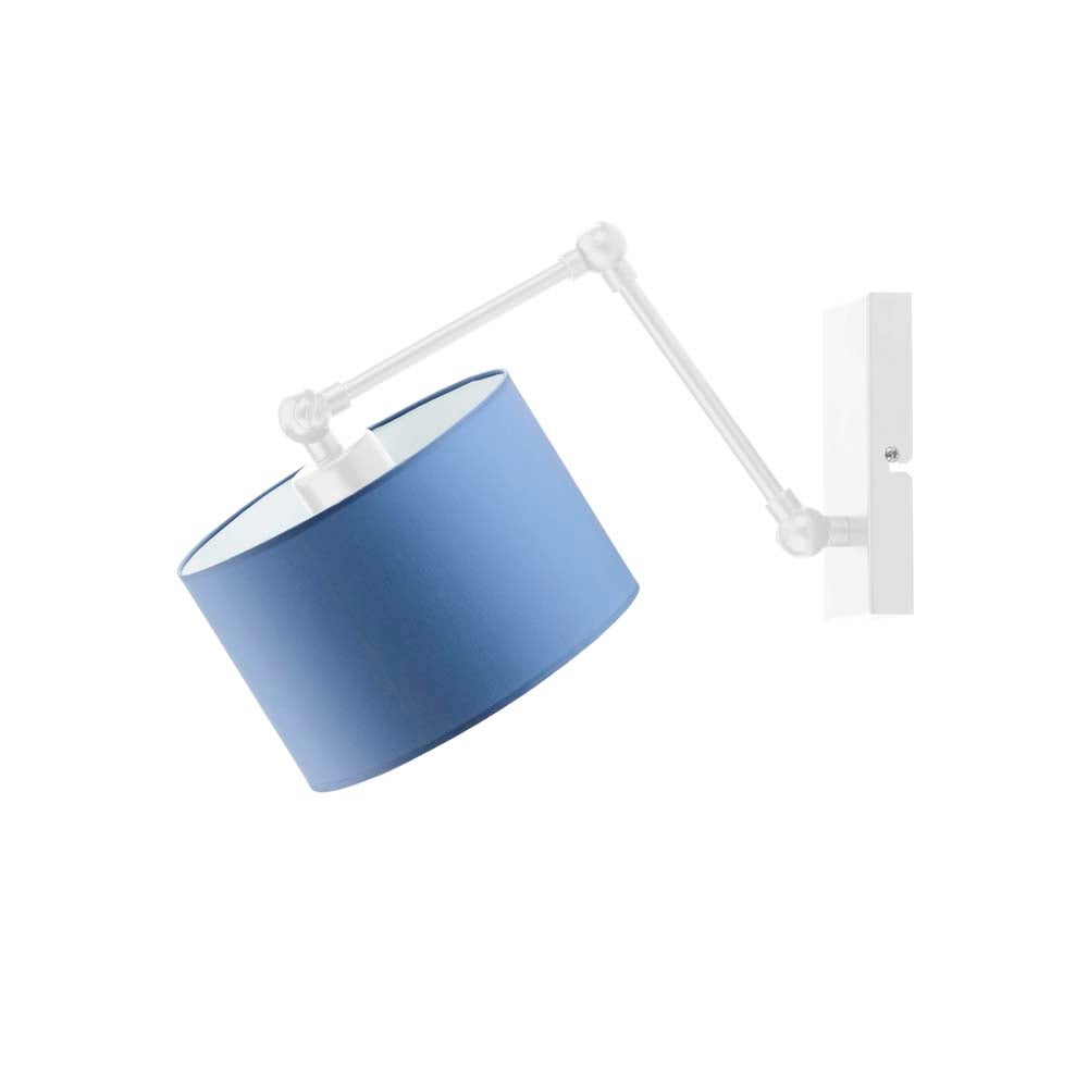 Kinkiet przegubowy lampa ścienna lampa na ścianę regulowany z abażurem walec SOUL