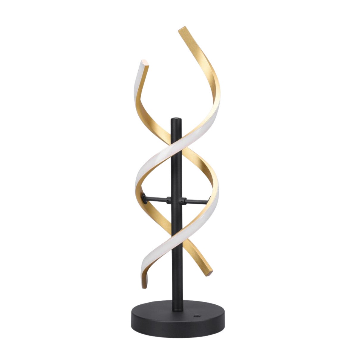 Lampa stołowa Sequence czarno-złota LED 20W 2700K-6400K 2600lm wym: 48,5 x 16 x 16 cm metal Trio