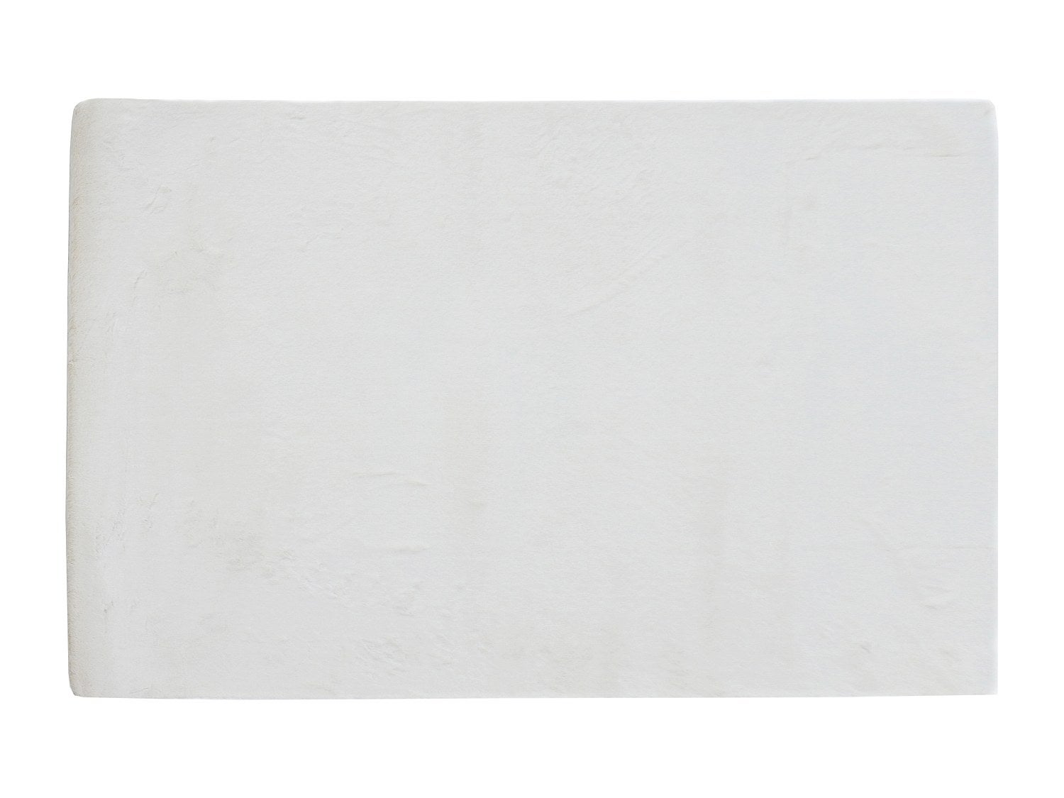 Dywan shaggy z długim włosiem z efektem futra - 160 x 230 cm - Złamana biel - BUNNY