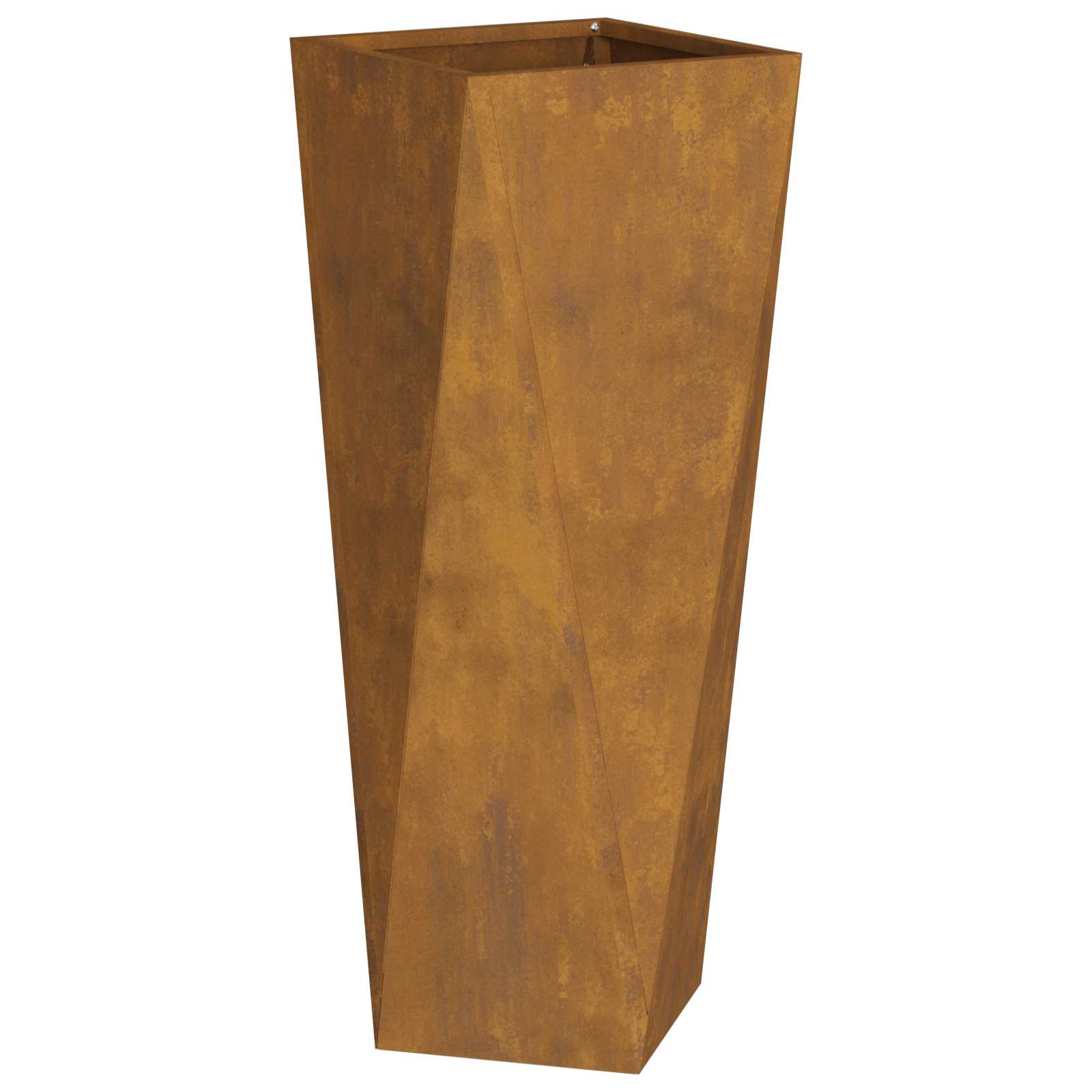 Donica 2 szt. Rdzawy 30 x 30 x 75 cm