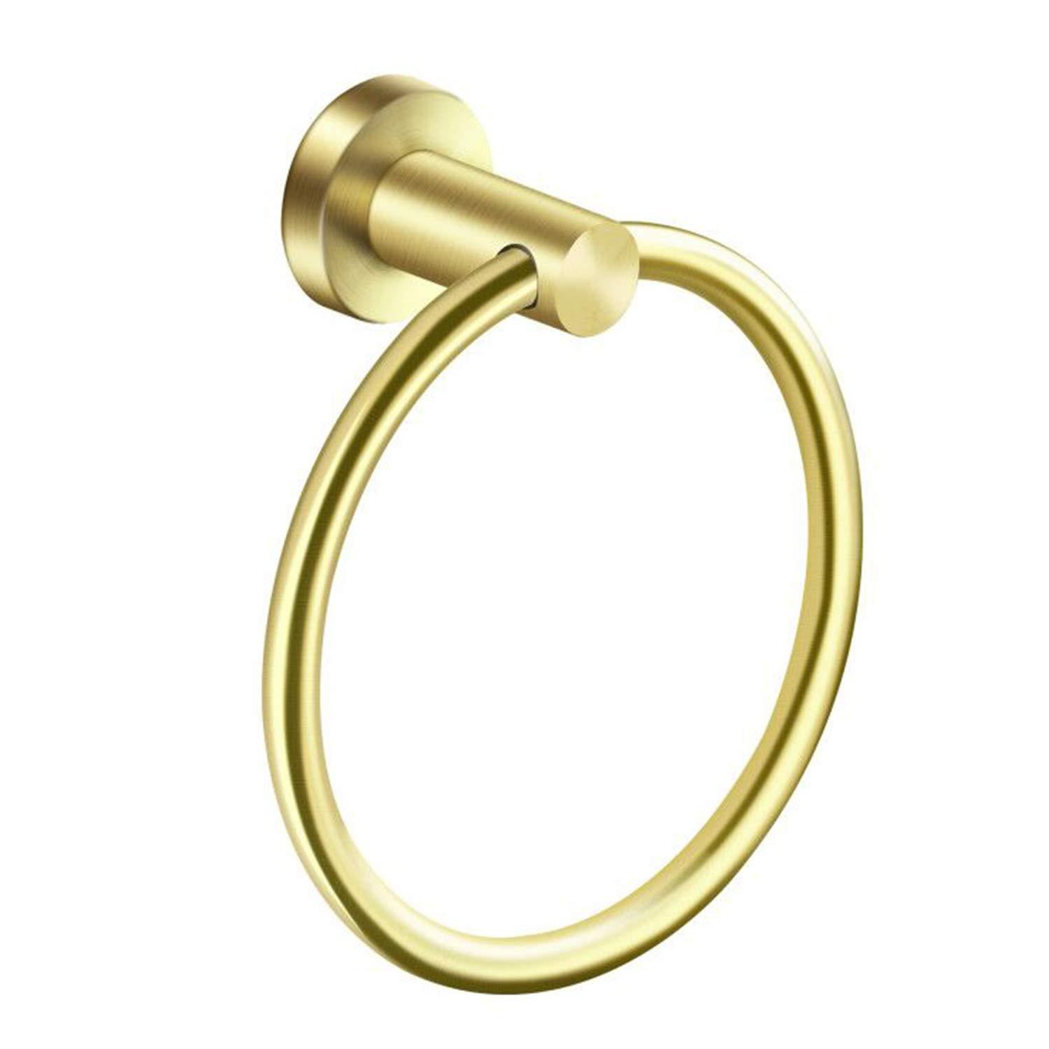 Okrągły wieszak na ręczniki ze stali nierdzewnej 304, Nordic Gold