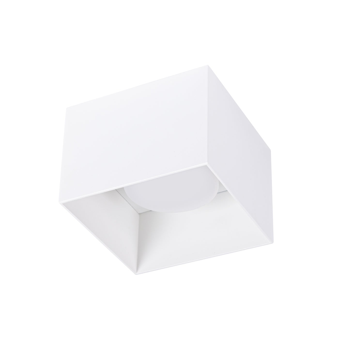Plafon SPOTI biały GX53, nowoczesny - 12x12x10cm Sollux