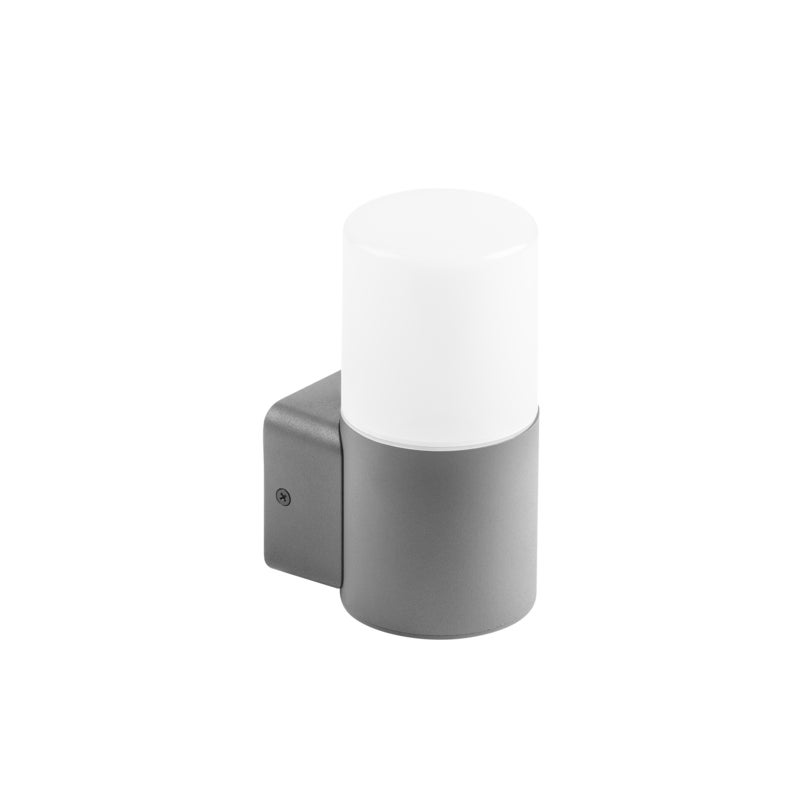 Lampa ogrodowa CORTA-AU, E27 max 25W, kinkiet prosty górny, grafit, IP44 – GTV LIGHTING