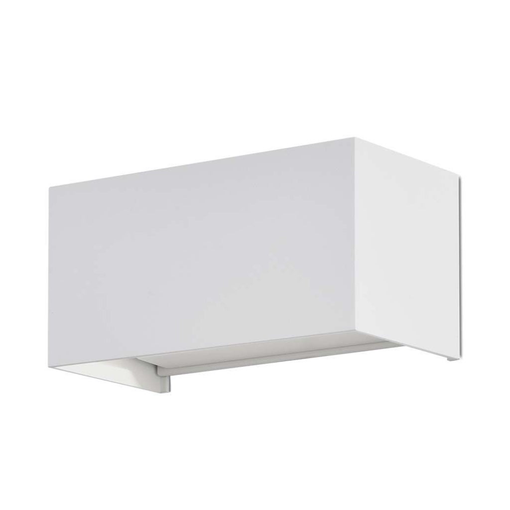Lampa ścienna LED prostokątna 24W 110LM/W z podwójną wiązką światła Kolor biały 3000K IP65