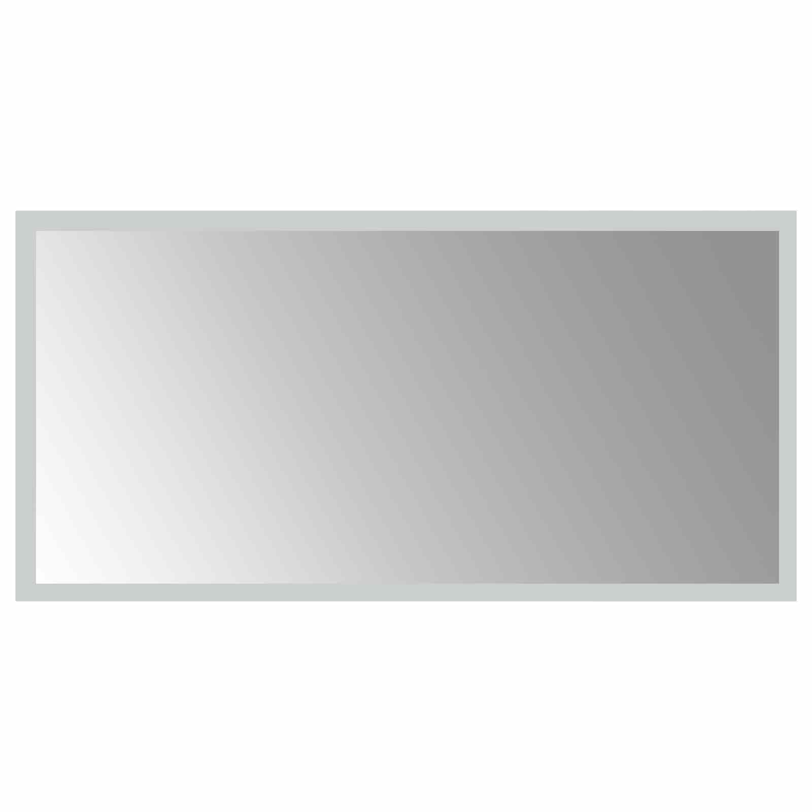 Lustro Łazienkowe Ścienne 60x30 cm z LED ze Szkła Hartowanego Przezroczyste