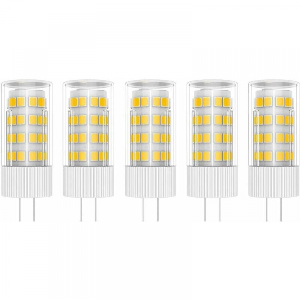 5x żarówka LED G4 5W 51 diod SMD 2835 Ciepła biel 3000K Żarówka LED odpowiednik żarówki halogenowej 50W AC/DC 220V