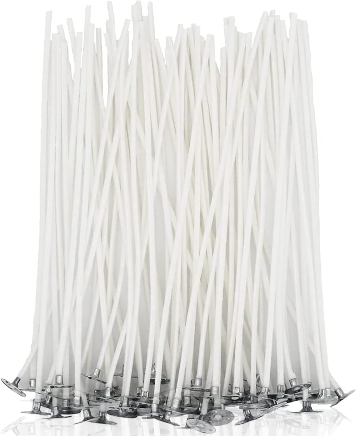 100 sztuk knotów do świec, knoty do świec, 10 cm knoty bawełniane, knoty do świec do samodzielnego wyrobu świec