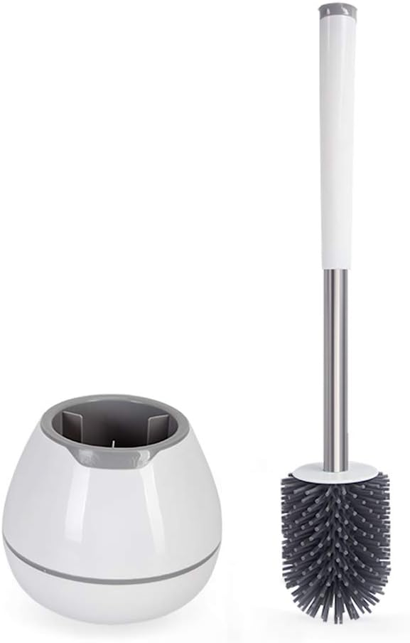 Szczotka do WC z długą rączką, plastikowa szczotka do czyszczenia WC bez martwych narożników