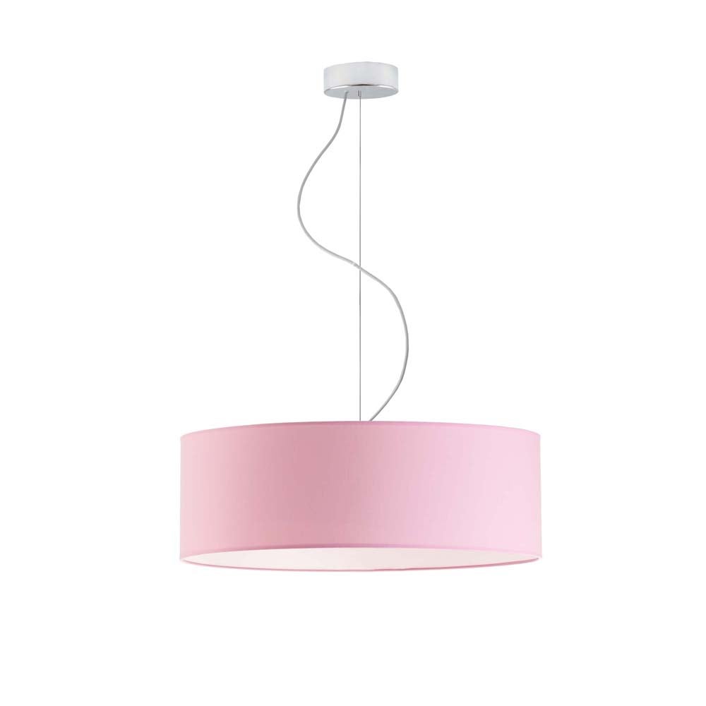 Lampa sufitowa żyrandol lampa wisząca z abażurem walec 50 cm BLUES