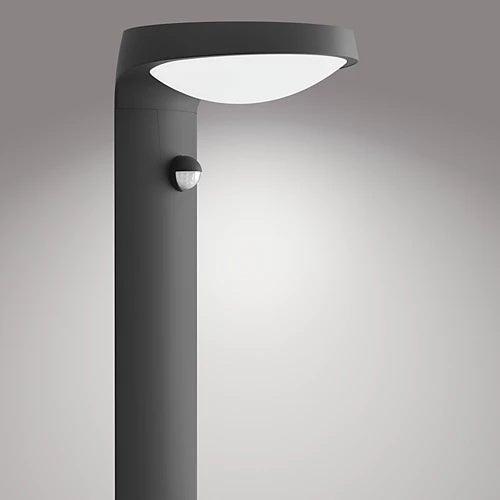 Lampa Ogrodowa Solarna Zewnętrzna SŁUPEK 40cm LED 1.2W 255lm 4000K Neutralna biel IP44 z Czujnikiem Ruchu i Zmierzchu Tyla Ultra Efficient Philips