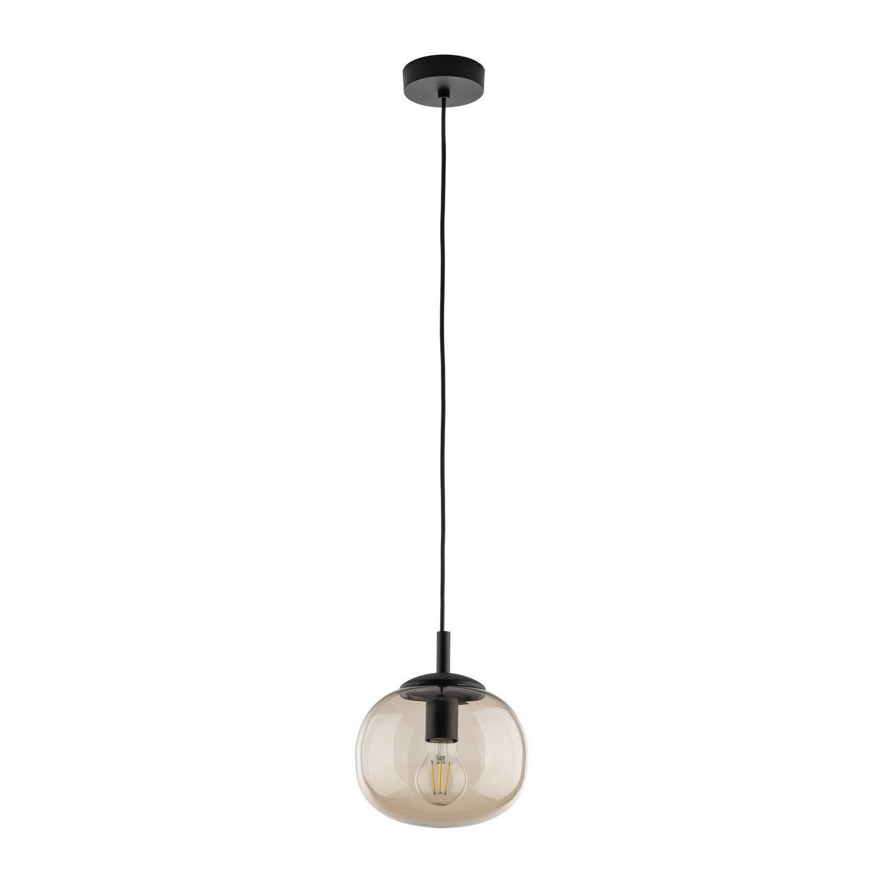 TK Vibe 20cm Kula Wisząca Sufitowa Lampa Topaz 1xE27