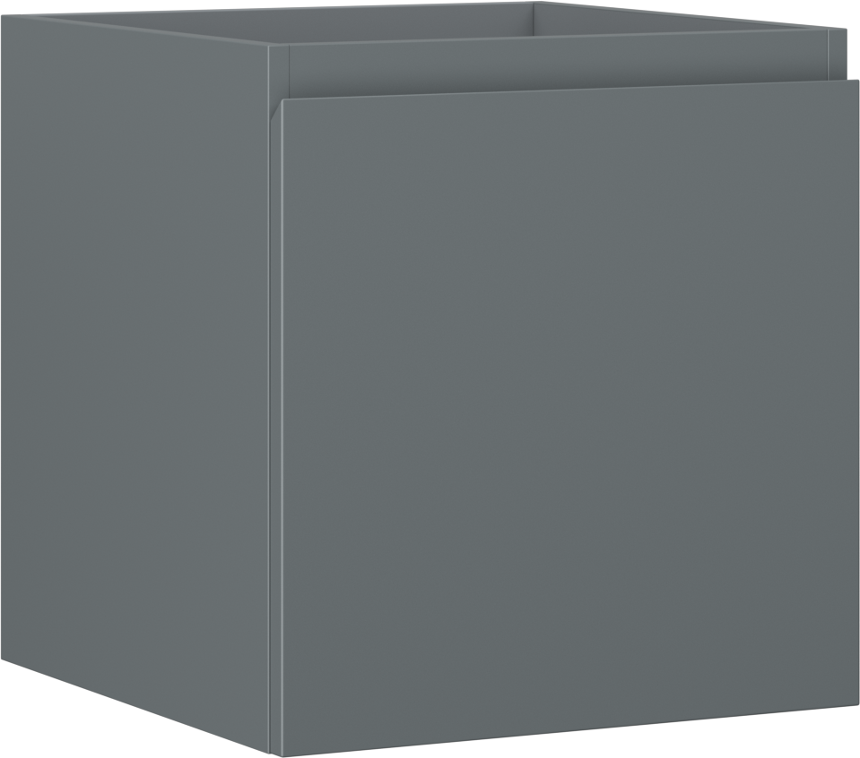 Mexen Orio szafka łazienkowa podumywalkowa 45 cm, 1 szuflada, grafit mat - 91A10-04547-1-BF66