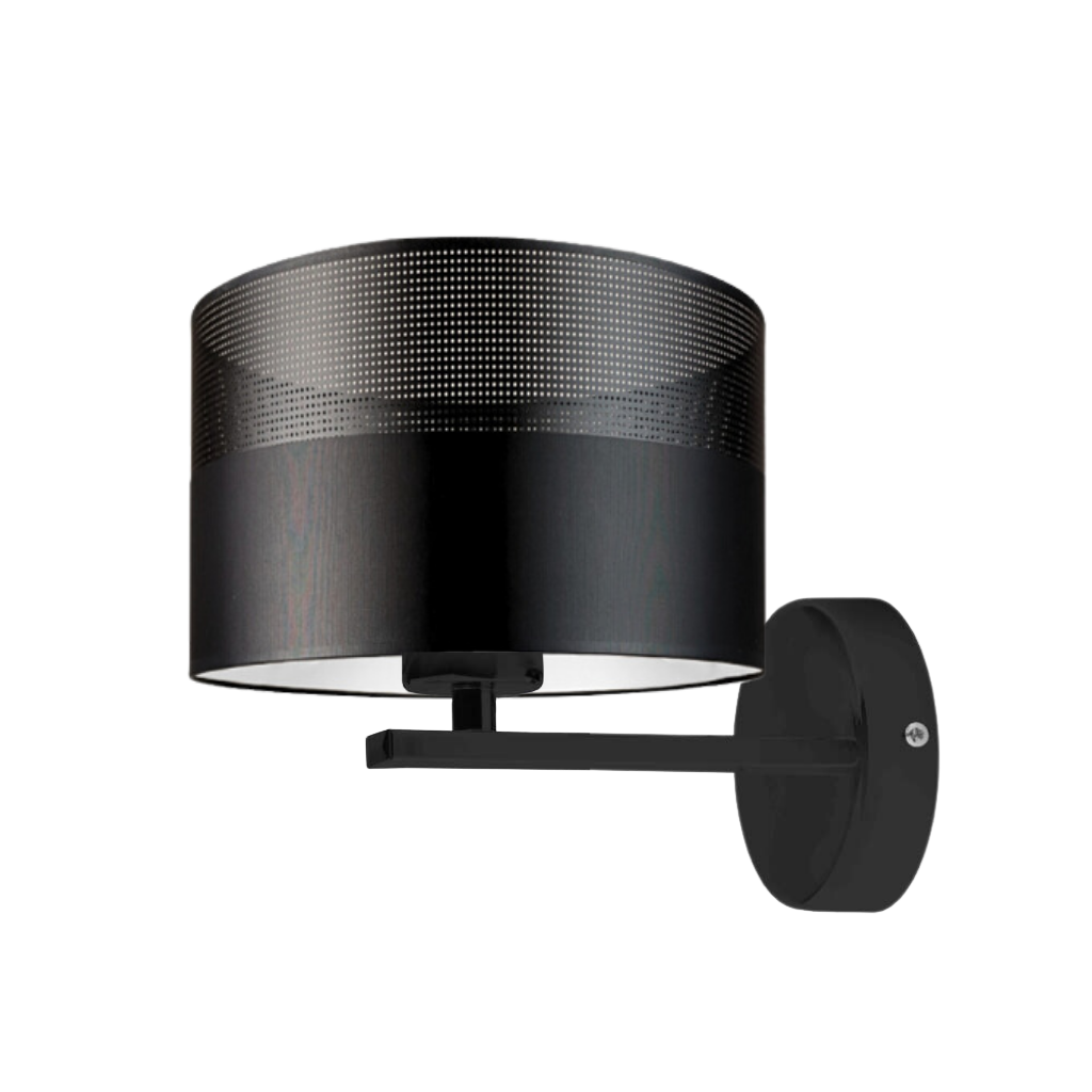 Kinkiet lampa ścienna lampa na ścianę z abażurem walec SIMPLE