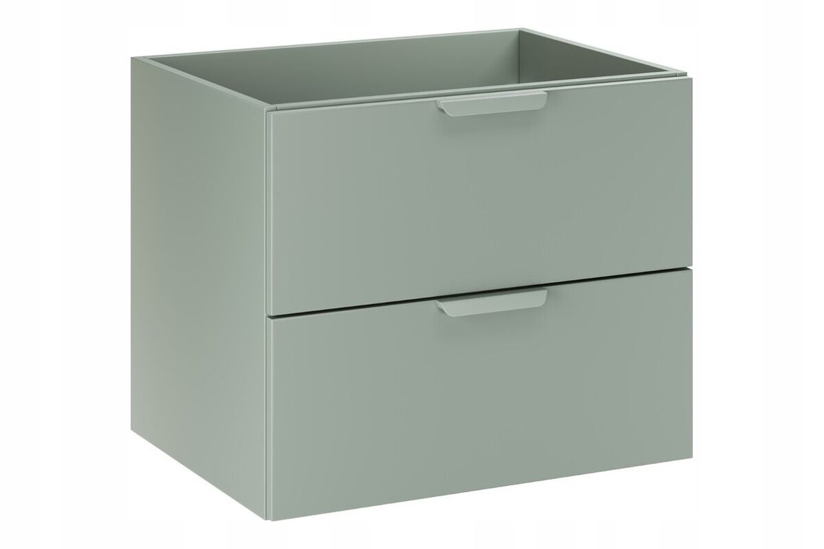 Szafka łazienkowa ASTER GREEN 60 cm zielony mat 2 szuflady