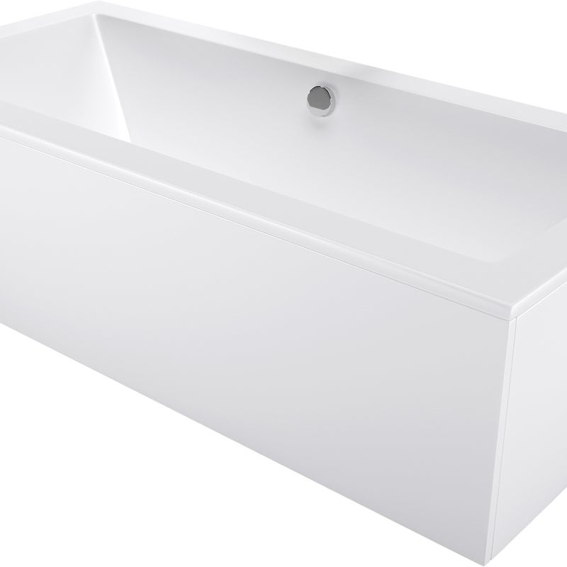 Mexen Cube wanna prostokątna 170 x 75 cm z obudową, biała - 55051707500X