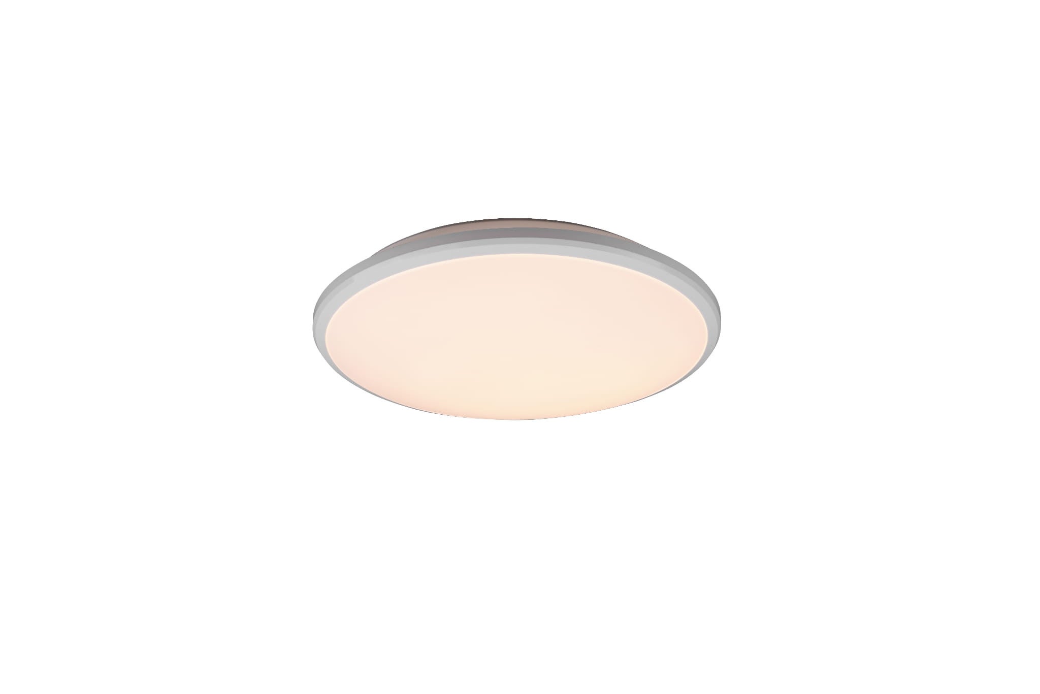 Okrągła lampa sufitowa LED LIMBUS, biała rama, 35 cm, 20,5 W, 2300 lm, 3000 K, IP20