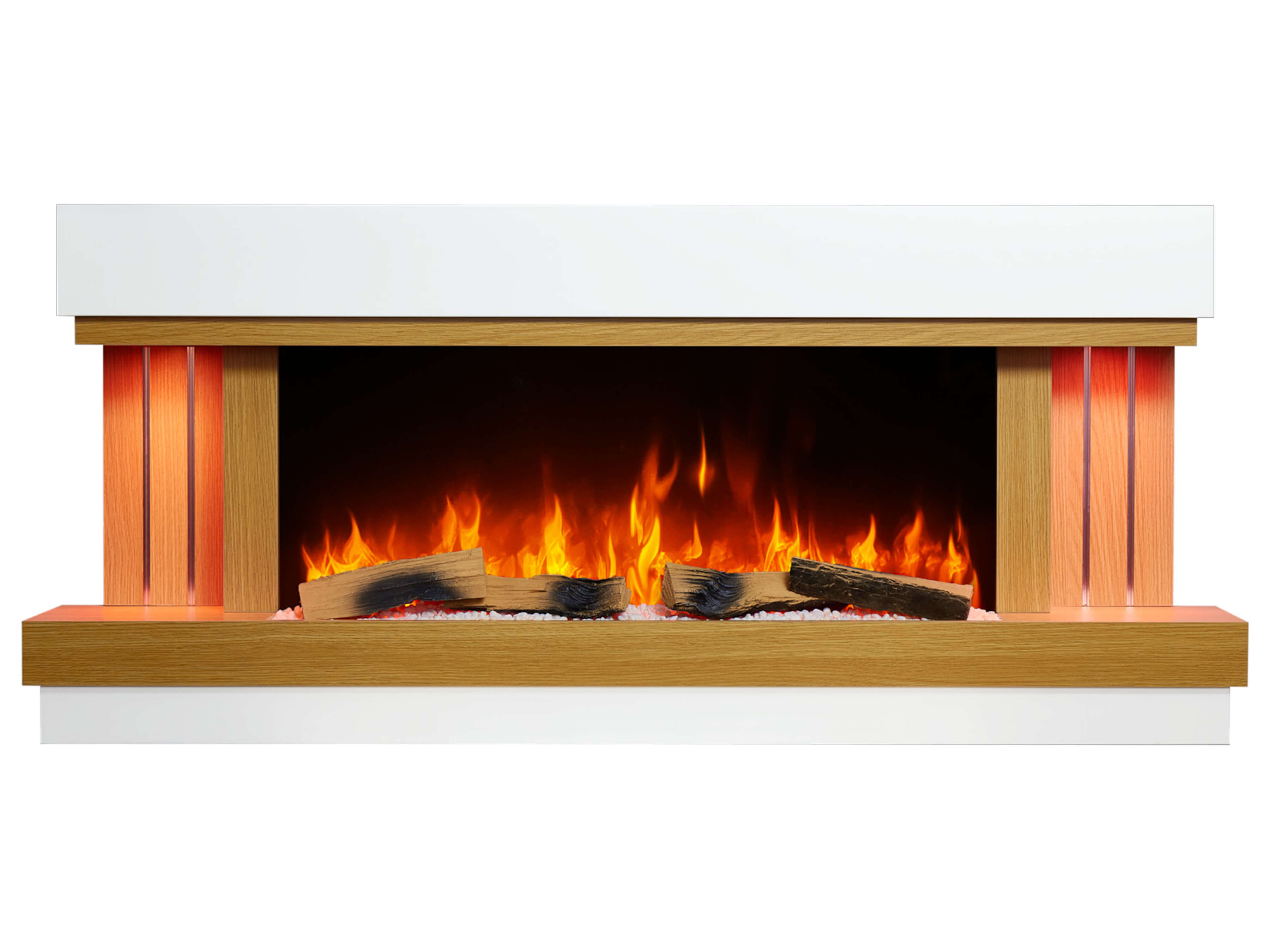 Kominek elektryczny ArtiFlame Sogne AF52 – efekt płomienia 3D, ogrzewanie, Wi-Fi