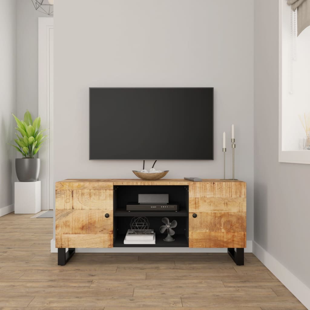 Szafka pod telewizor, 105x33x46 cm, lite drewno mango vidaXL