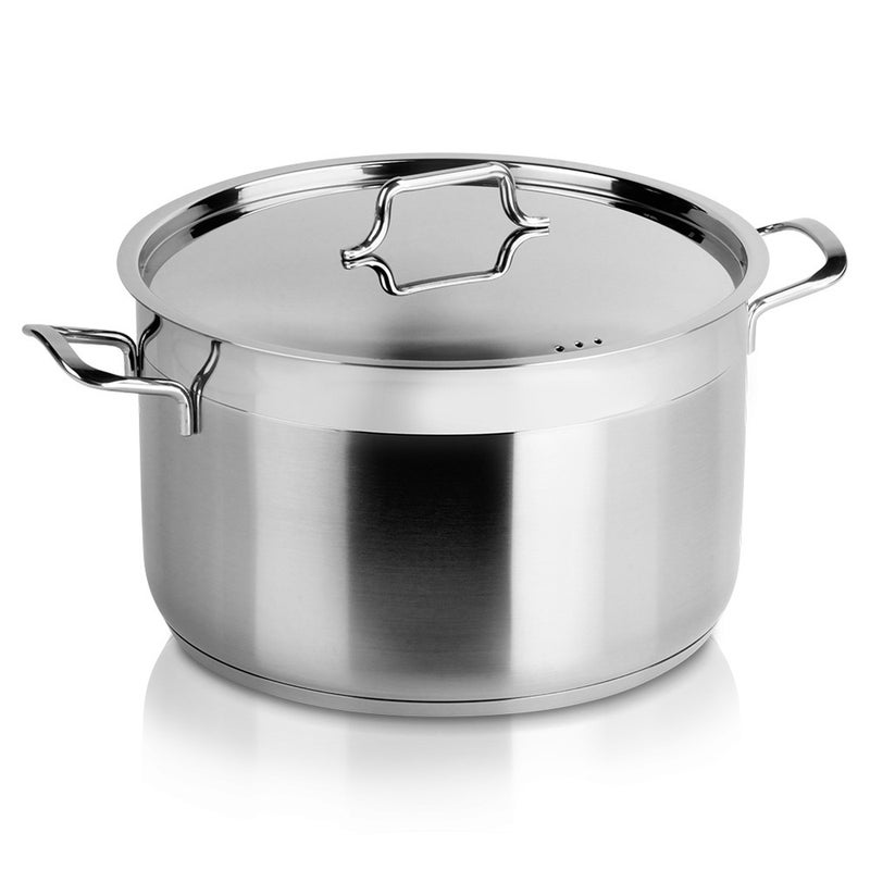 Garnek stalowy z pokrywką ANETT 26 cm, 8,2 l