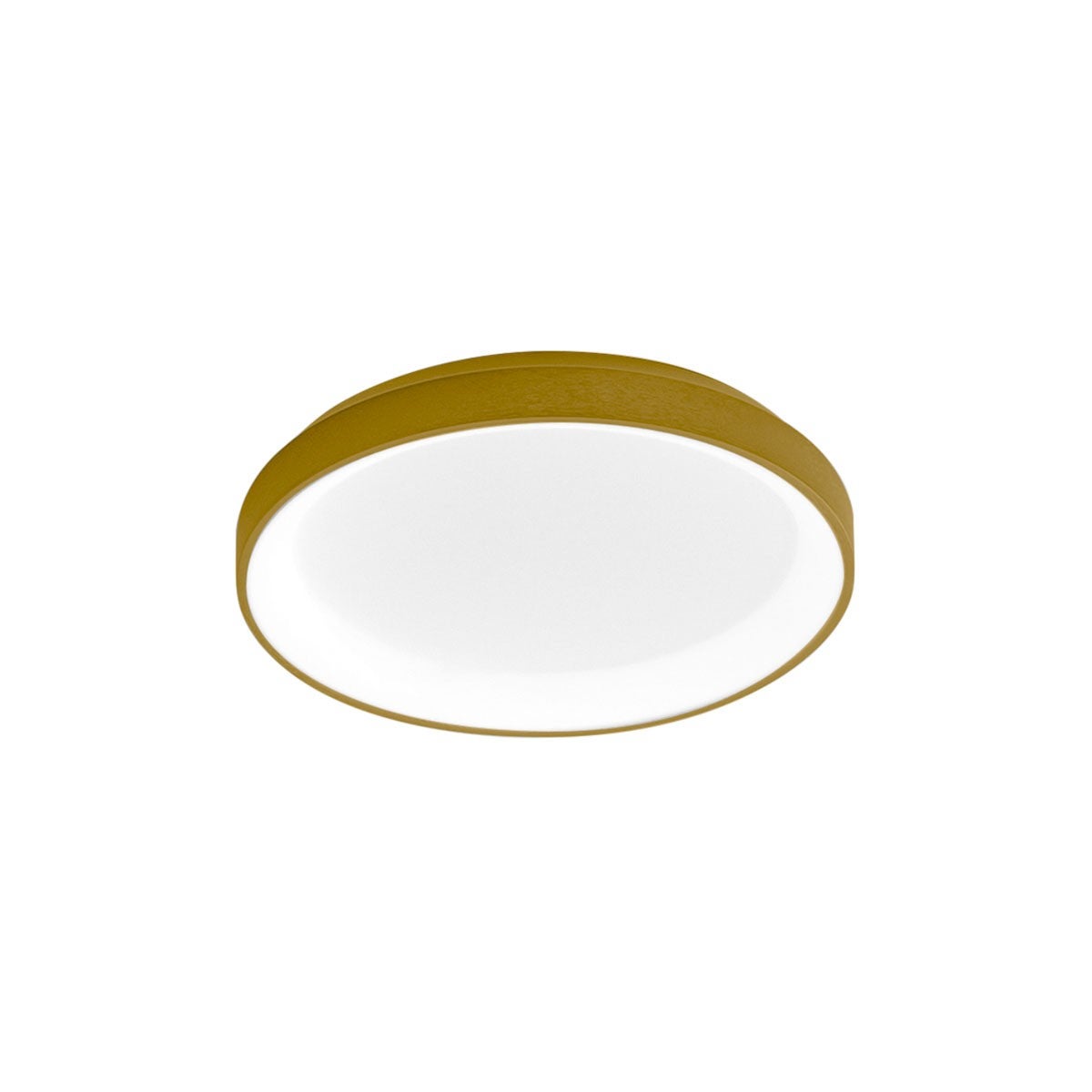 Krizia P/P 30W 2500lm 3000K brushed gold aluminum ceiling light - Dimmable direct light LED ceiling light - Gea Luce