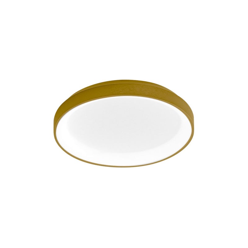 Krizia P/P 30W 2500lm 3000K brushed gold aluminum ceiling light - Dimmable direct light LED ceiling light - Gea Luce
