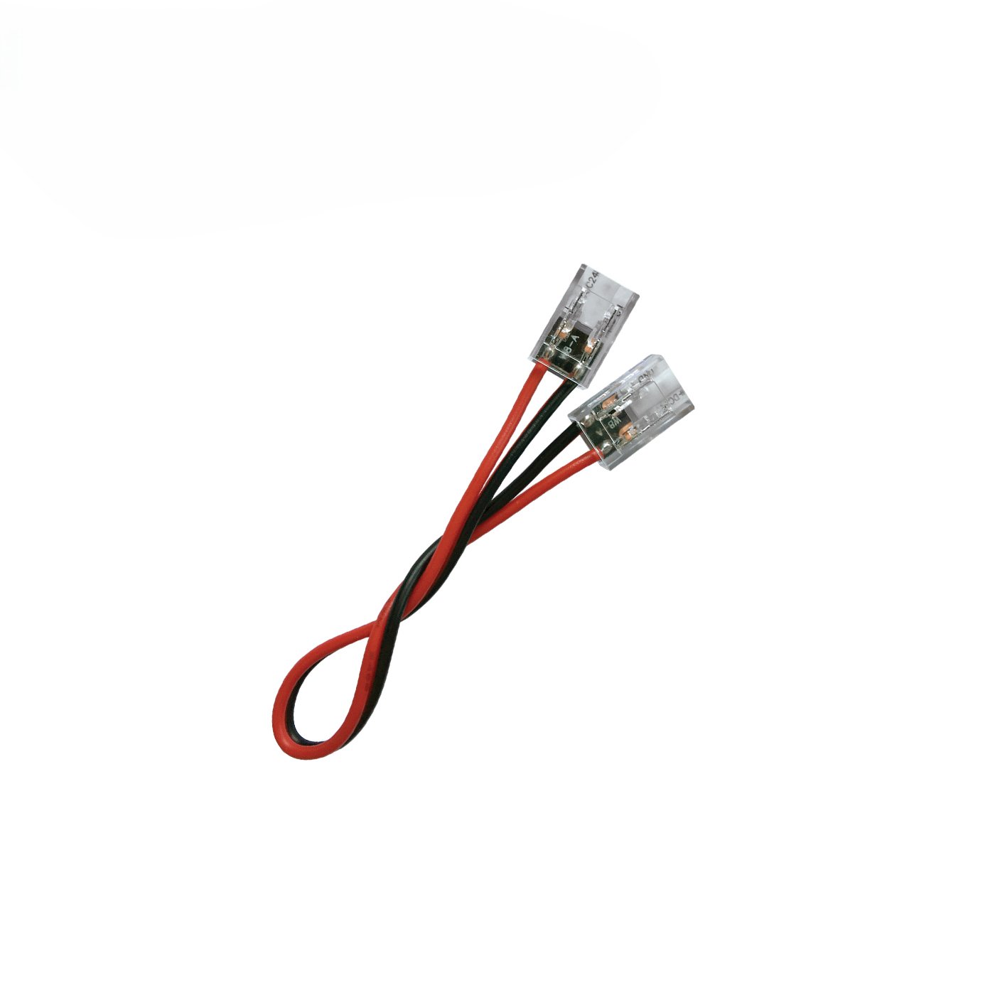 Alcapower Przedłużacz ze złączami do taśm LED COB 12-24V, szerokość PCB 10mm, długość 100mm, zestaw do szybkiego łączenia
