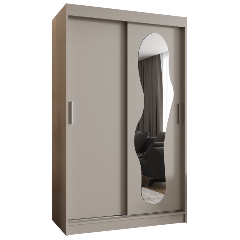 Szafa przesuwna garderoba ULTRA 120 x 62 x 200 cm Kaszmir