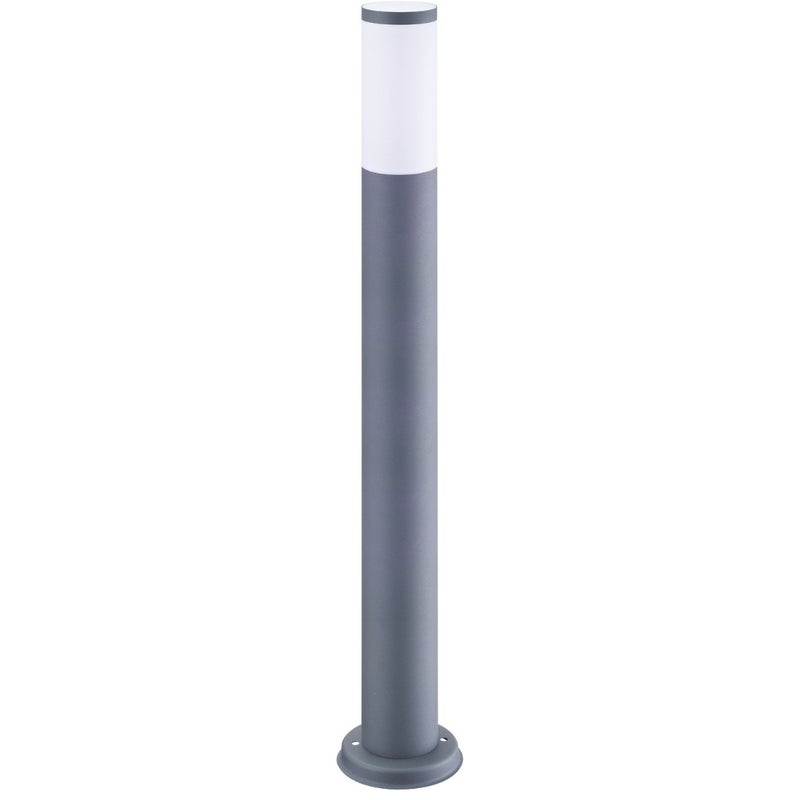 Lampa ogrodowa stojąca Oslo szara 1xE27x10W IP44 wym: 100 x 7,6 x 7,6 cm aluminium Polux