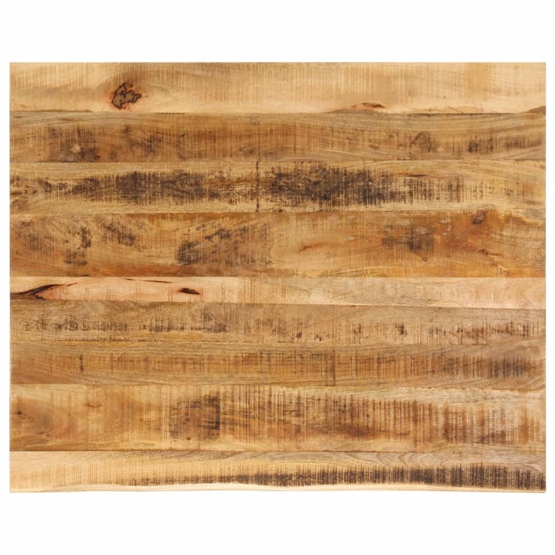 Blat Drewniany Mango Lity Surowy 25 mm do Stołu z Żywą Krawędzią 110x80 cm