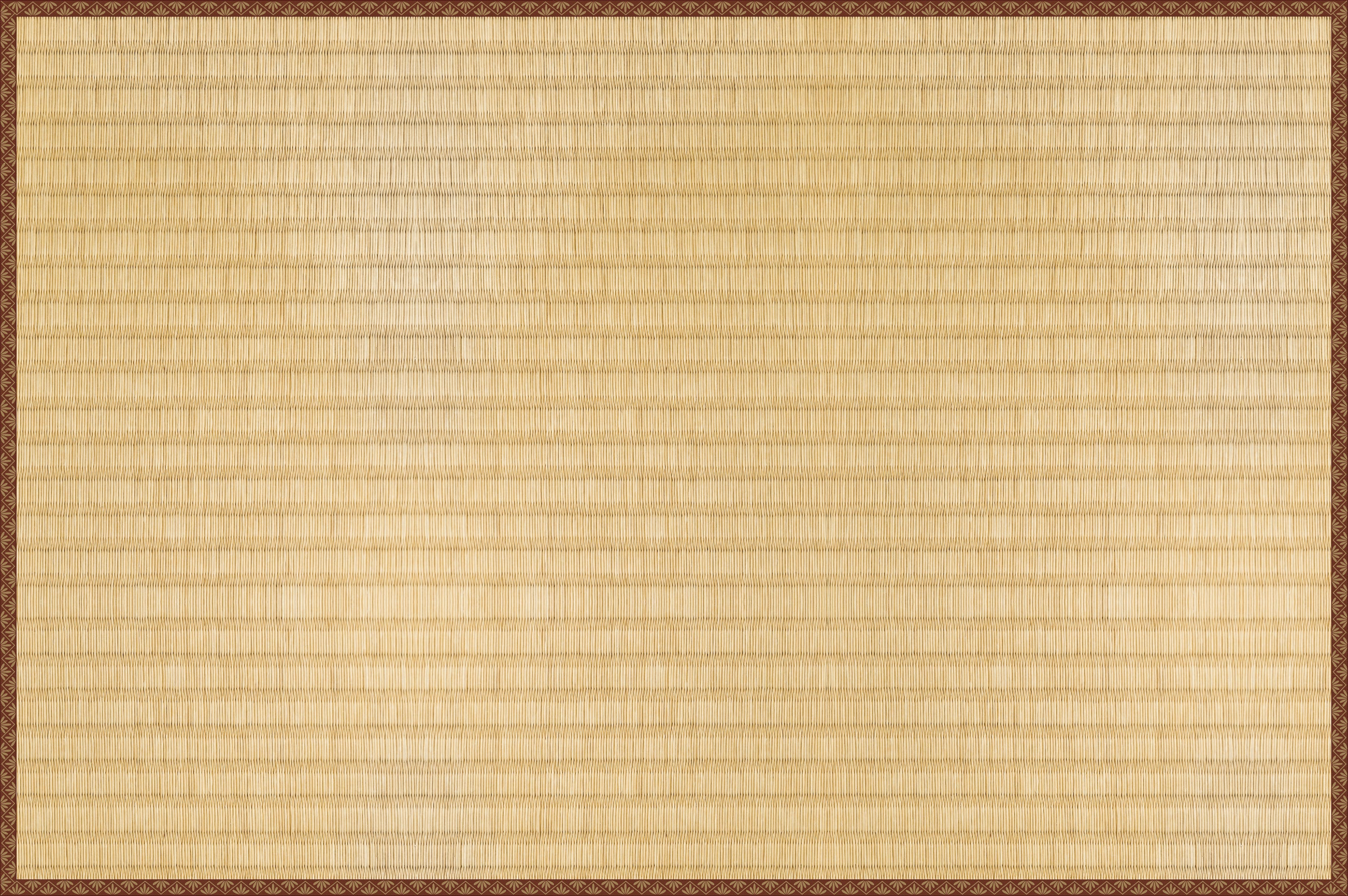 Japońska mata winylowa Tatami 100x150 cm - PVC antypoślizgowa, gładki nadruk, winylowa do kuchni lub salonu, zmywalna