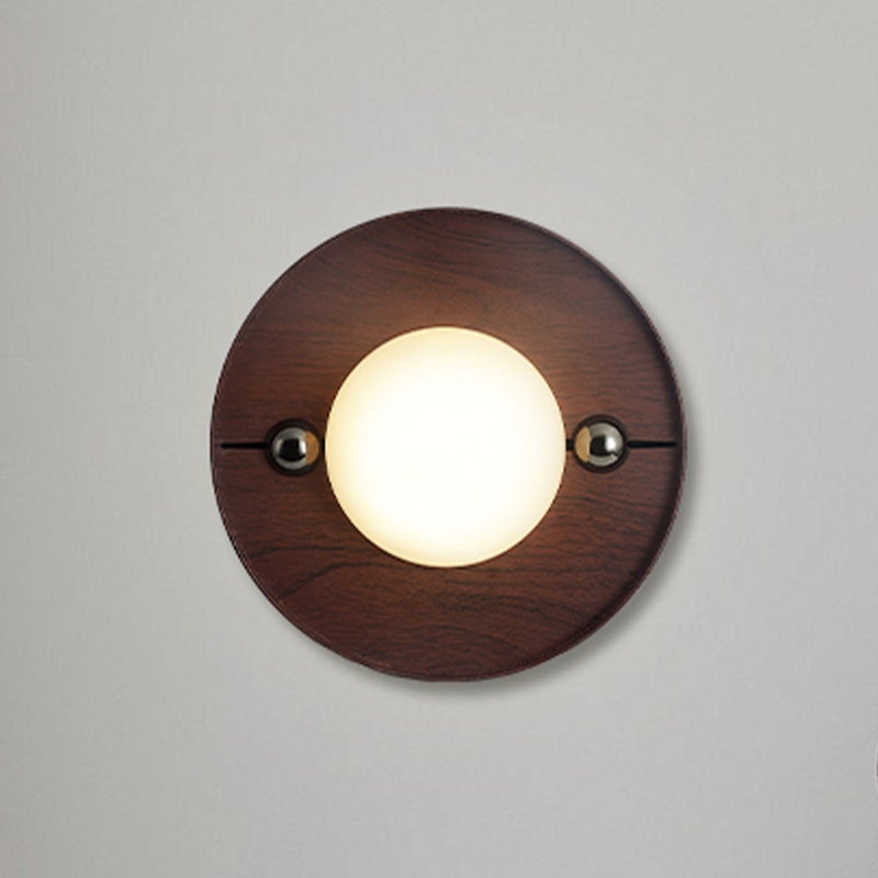 Kinkiet – Kinkiet dekoracyjny – Lampka nocna – (Ciepłe światło – Okrągła) – Średnica 20 cm