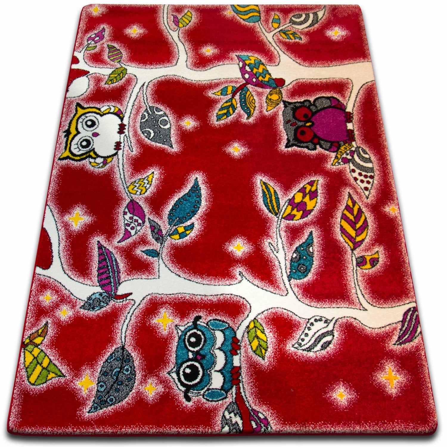 Dywan KIDS Forest czerwony C427 200x280 cm