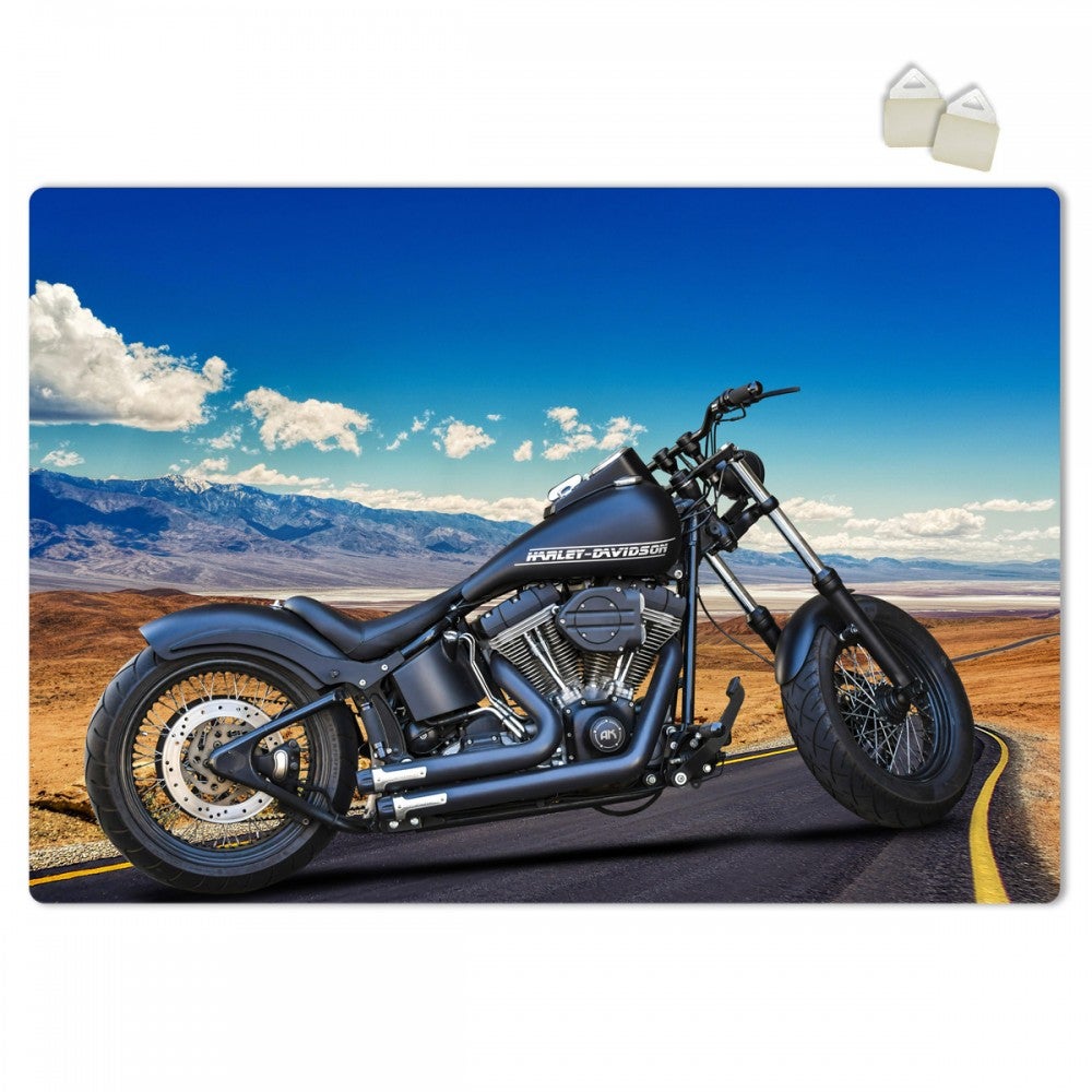 HARLEY - PLAKAT Forex z ekspandowanego PVC o grubości 3 mm - 100x70 cm