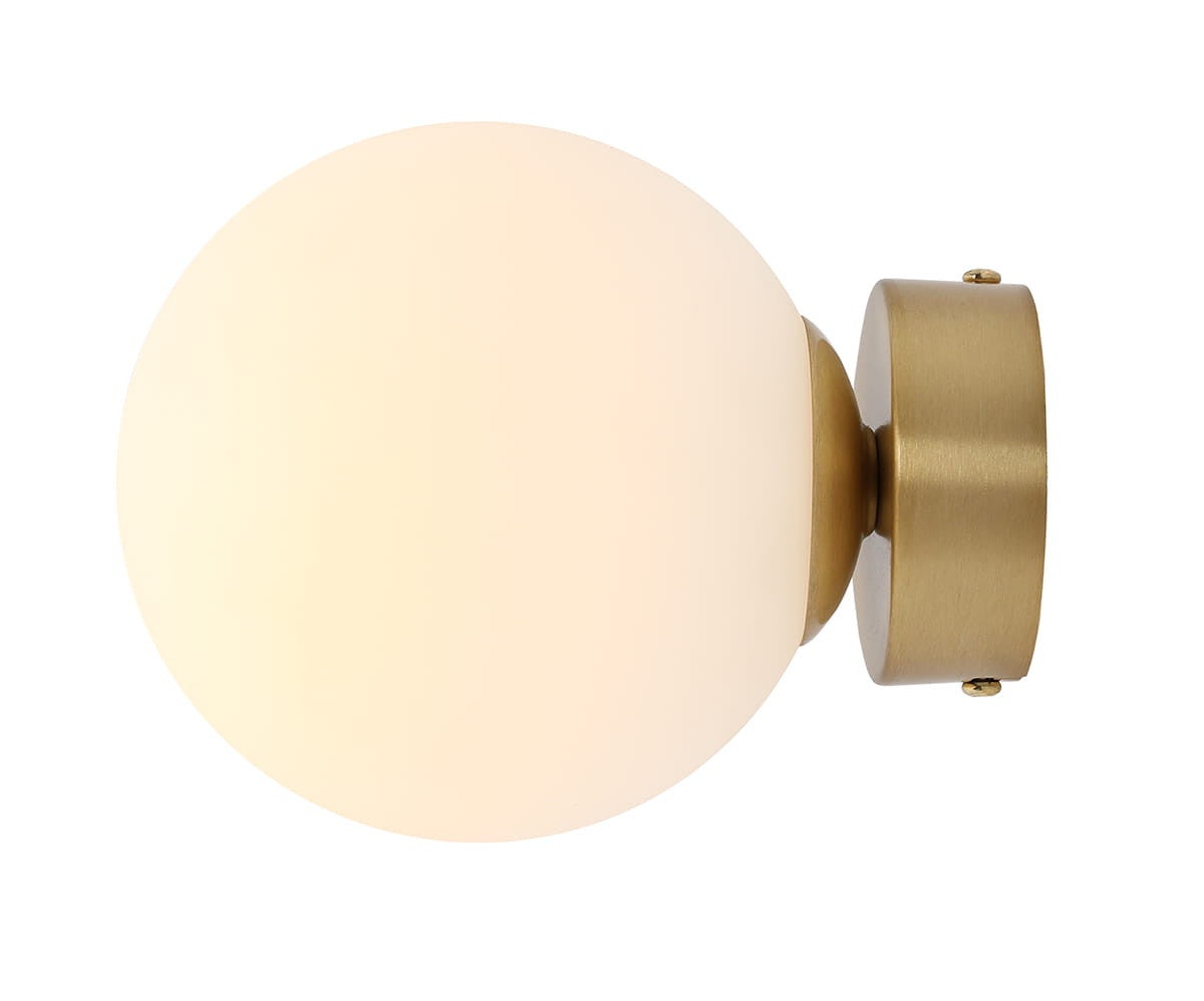 Lampa ścienna mosiężna BALL mała Aldex 1076C40_S