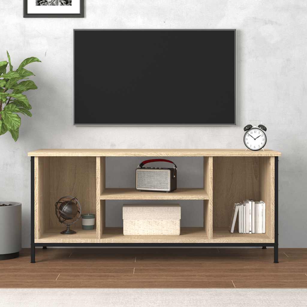 Szafka pod TV, dąb sonoma, 102x35x45 cm materiał drewnopochodny