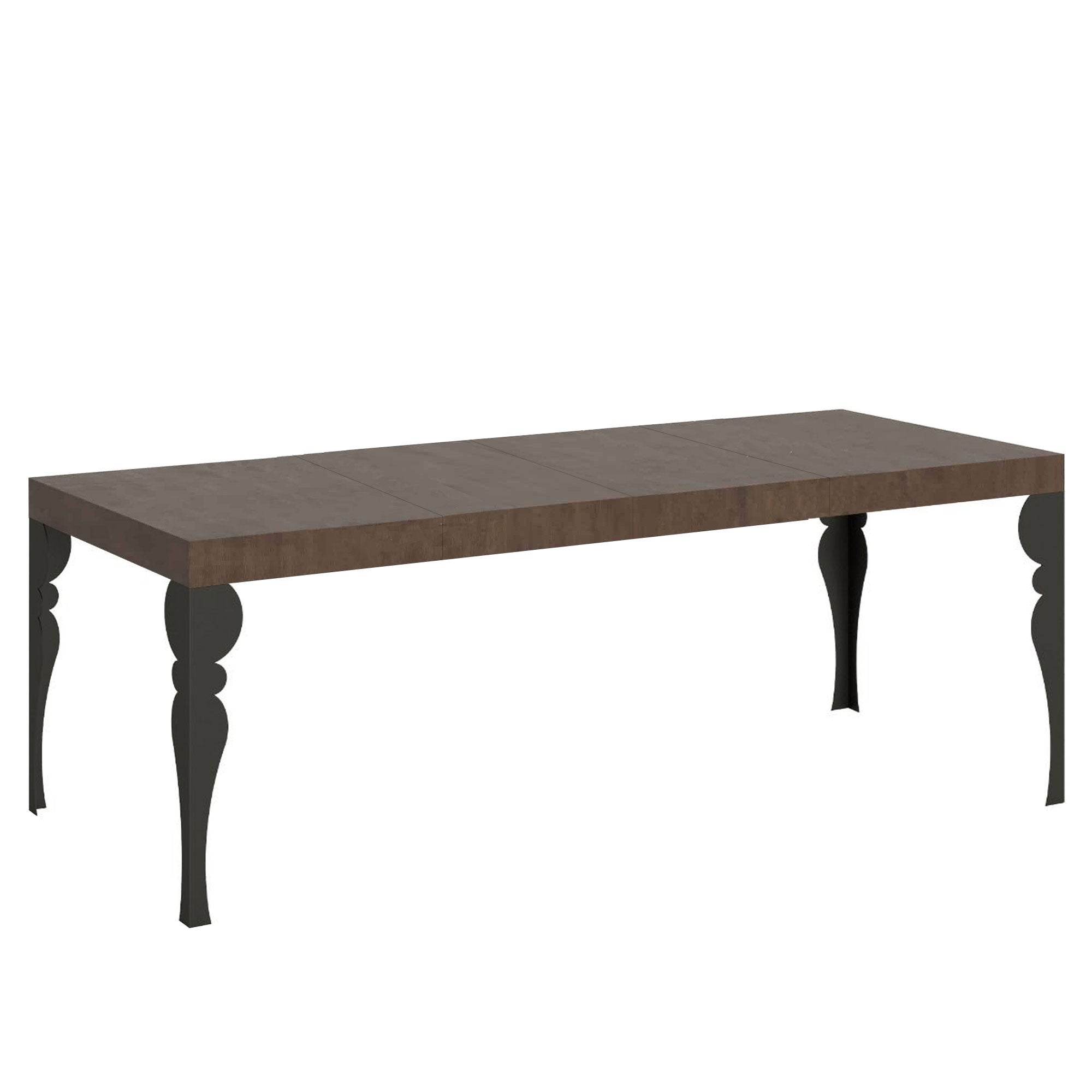 Stół rozkładany 90x160/264 cm Paxon Premium Orzech Antracyt rama