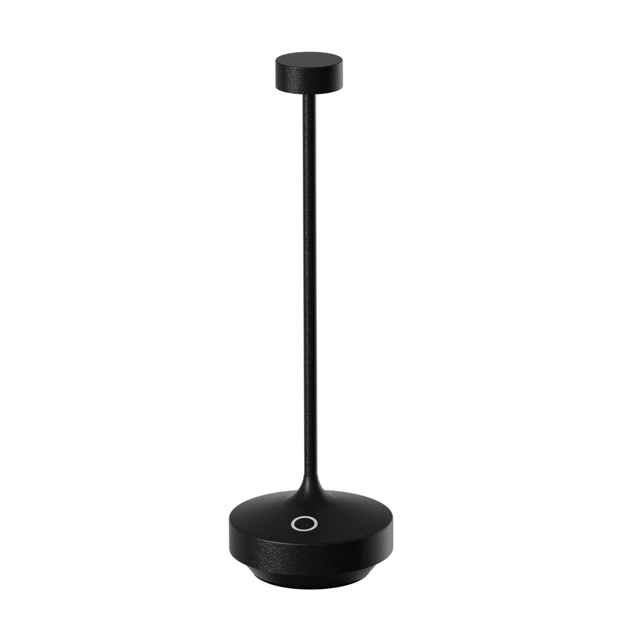 Lampa stołowa bezprzewodowa RUBY, czarna, wys. 25 cm