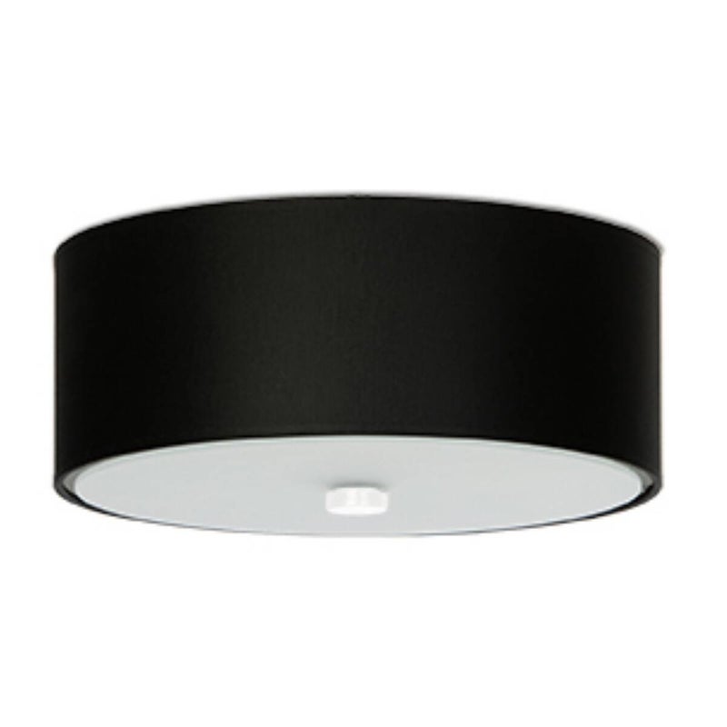 Plafon sufitowy okrągły nowoczesny czarny Ø30 SKALA 3xE27 15W SL.0760 Sollux Lighting