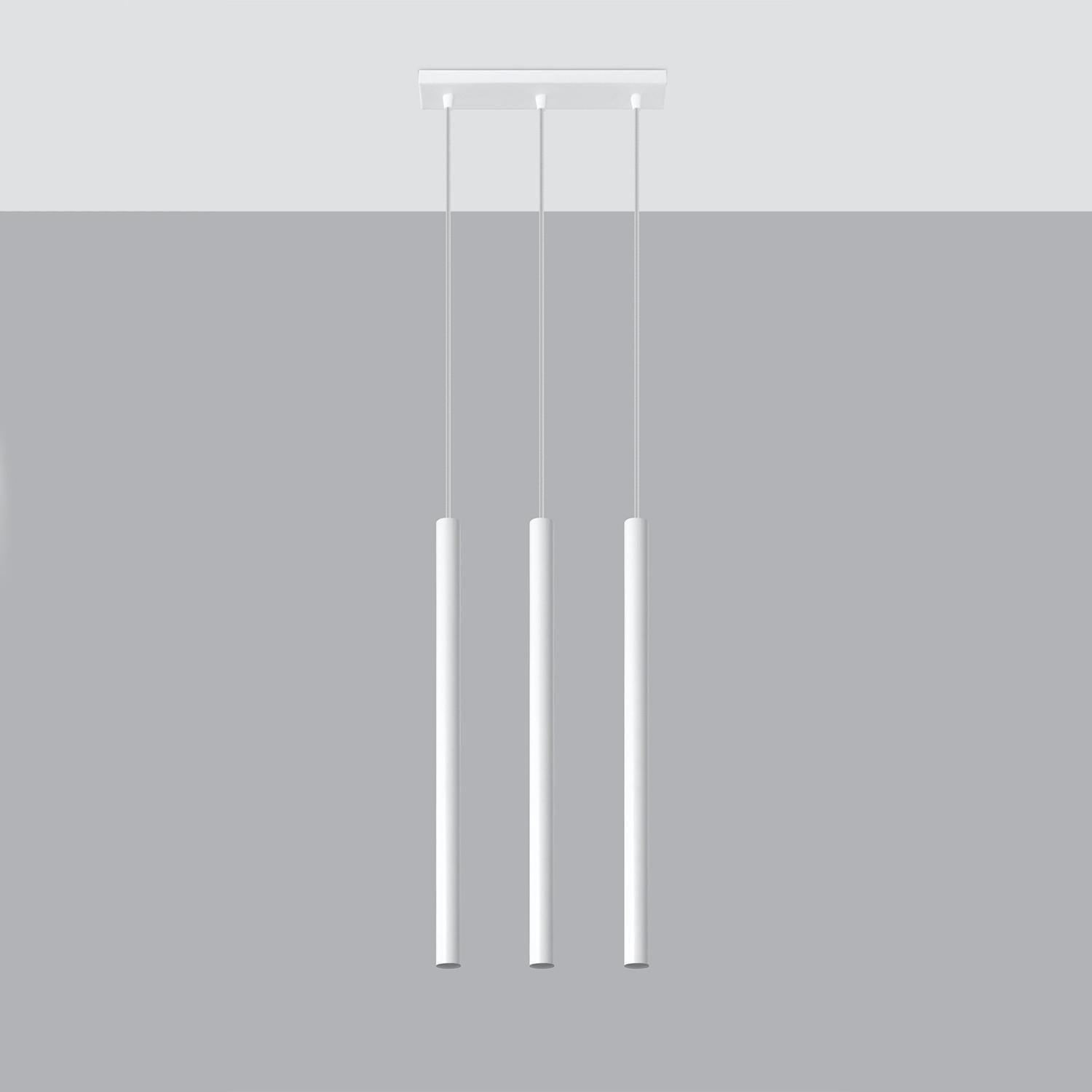 Suspension Acier Blanc G9 3 Pastelo Line