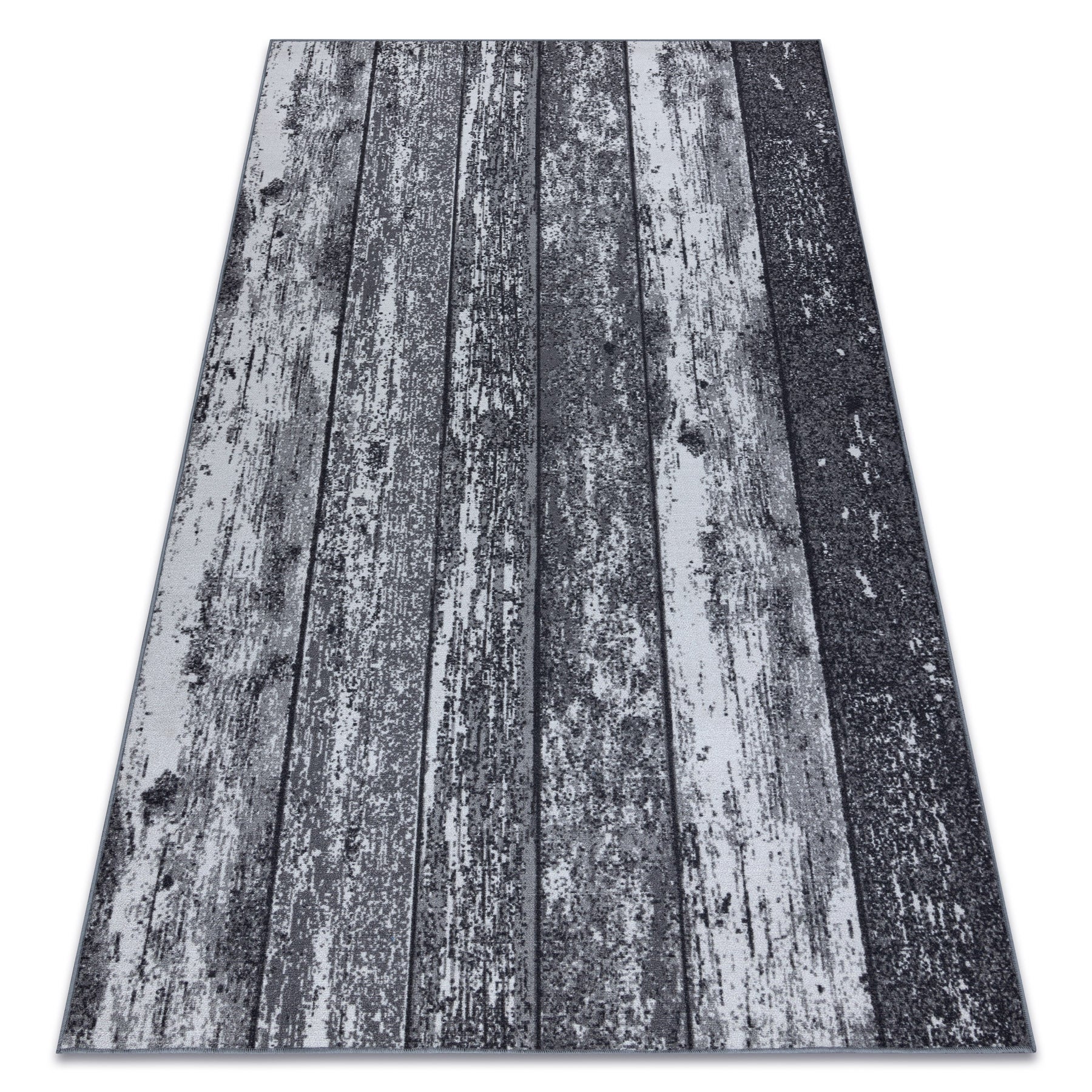 DYWAN - WYKŁADZINA antypoślizgowa WOOD drewno, deska szary 200x300 cm