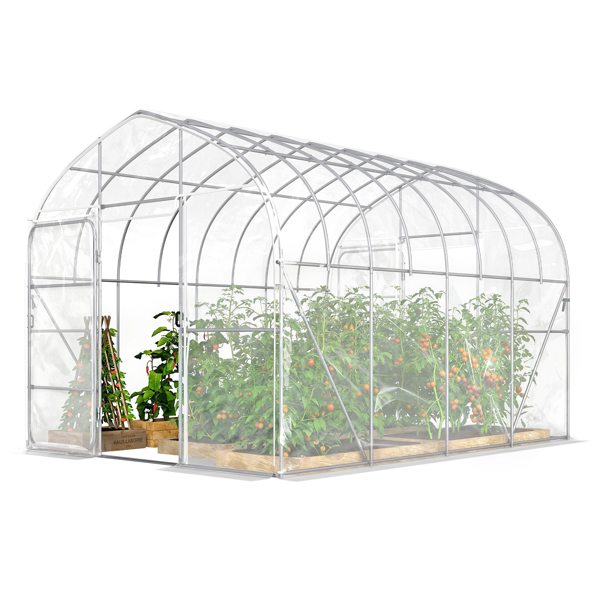 Szklarnia tunelowa 12m², folia PO, stal ocynkowana 25 mm