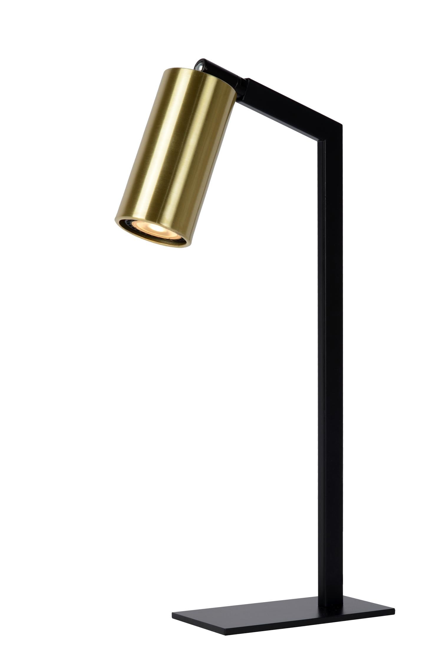 Lampa biurkowa Sybil czarno-złota 1xGU10x35W Lucide