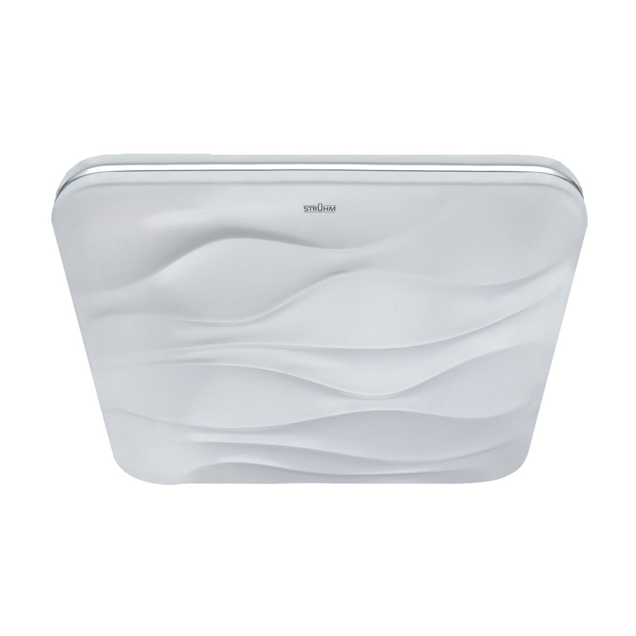 Plafon Klara kwadratowy biały LED 48W 4000K 2955lm wym: 6 x 53 cm IP44 tworzywo sztuczne Struhm