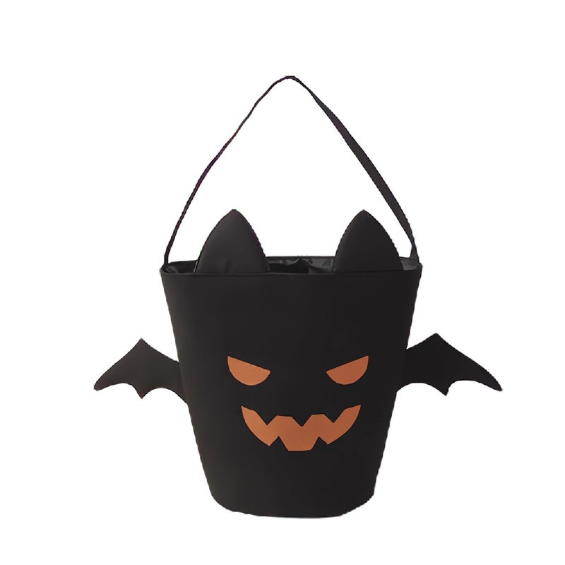 Torby na słodycze na Halloween wiaderko na cukierki torba na zakupy z płótna wielokrotnego użytku prezent przyjęcie halloweenowe wiaderko Halloween