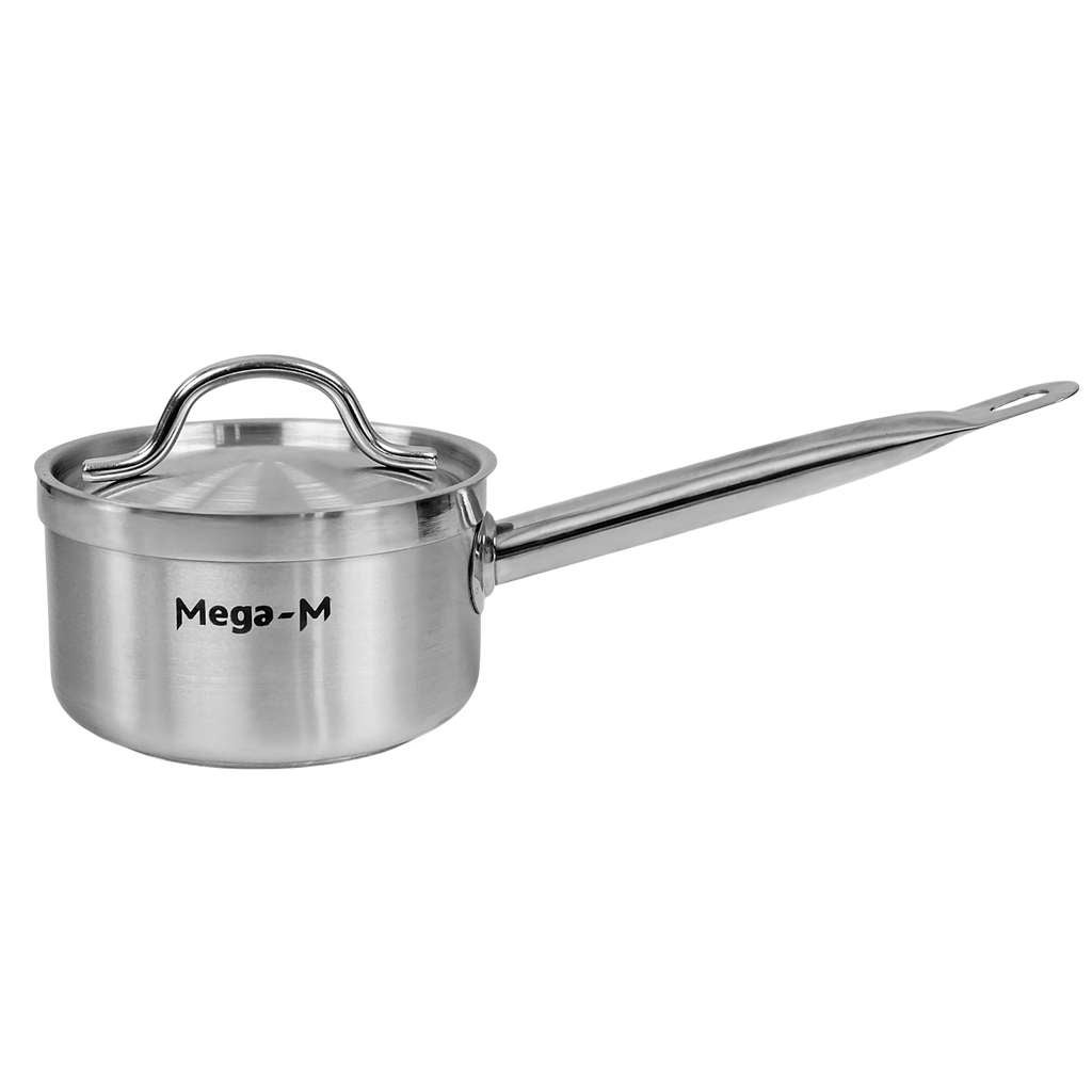 Rondel z pokrywką Mega-M PRO 3l stal nierdzewna śr. 18 cm